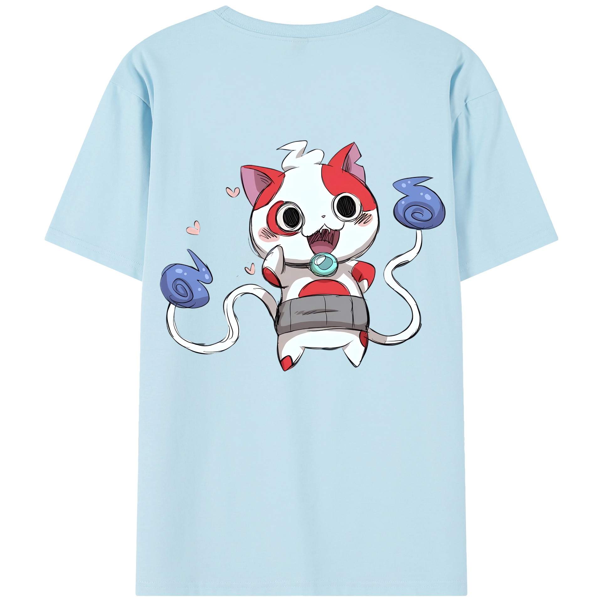 （画像用） 妖怪ウォッチ Yo-kai Watch 綿100％半袖Tシャツ（背面プリント）